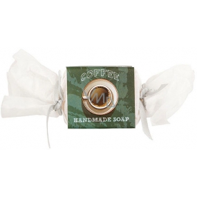 Bohemia Gifts Coffee ručně vyráběné toaletní mýdlo s kofeinem a glycerinem bonbon 30 g