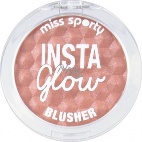 Miss Sporty Insta Glow Blusher tvářenka 001 Luminous Beige 5 g