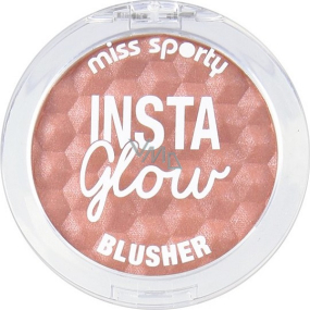 Miss Sporty Insta Glow Blusher tvářenka 001 Luminous Beige 5 g