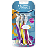 Gillette Venus 3 dámská jednorázová holítka se zvlhčujícím páskem, 3 ks