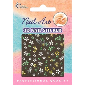Nail Stickers 3D nálepky na nehty 10100 3D10 1 aršík