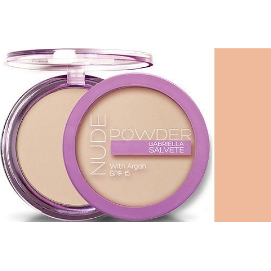 Gabriella Salvete Nude Powder matující kompaktní pudr SPF 15 02 8 g