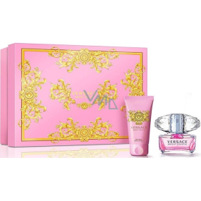 Versace Bright Crystal toaletní voda pro ženy 30 ml + tělové mléko 50 ml, dárková sada