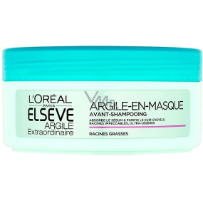 Loreal Paris Elseve Argile Extraordinarie Clay očisťující maska pro rychle mastící se vlasy 150 ml