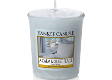 Yankee Candle A Calm & Quiet Place - Klidné a tiché místo vonná svíčka votivní 49 g