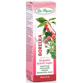 Dr. Popov Borelka originální bylinné kapky pro přirozenou obranyschopnost organismu 50 ml