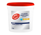 Savo Maxi Chlorové tablety do bazénu, pro celosezonní dezinfekci a údržbu bazénové vody 5 kg