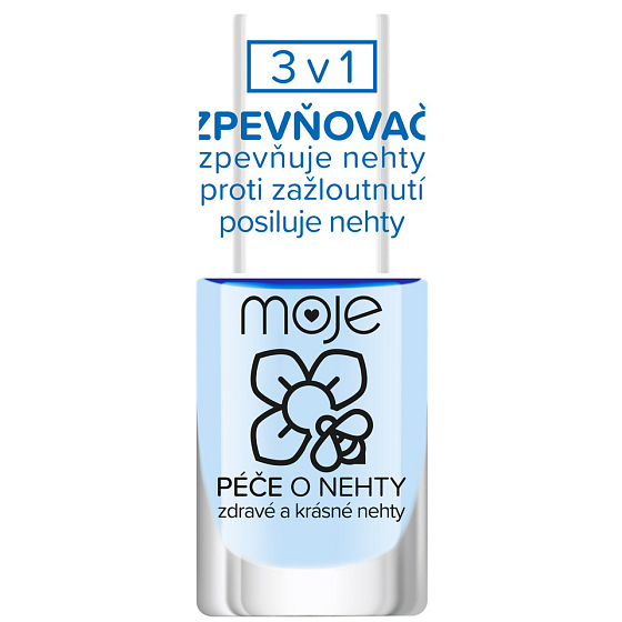 Moje Péče o nehty 3v1 zpevňuje nehty, proti zažloutnutí, posiluje nehty 05 Zpevňovač 6 ml
