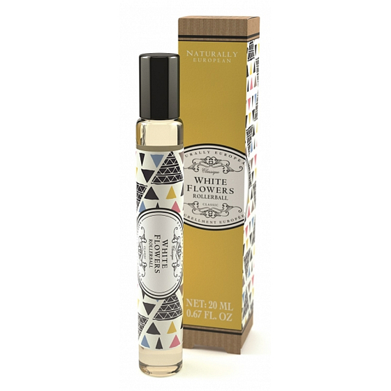 Somerset Toiletry Bílé květy parfémovaný roll-on pro ženy 20 ml