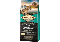 Carnilove Adult Fresh Carp & Trout superprémiové kompletní krmivo pro dospělé psy všech plemen 12 kg