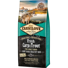 Carnilove Adult Fresh Carp & Trout superprémiové kompletní krmivo pro dospělé psy všech plemen 12 kg