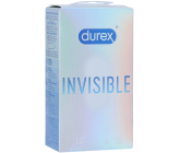 Durex Invisible Superthin nejtenčí kondom, pro maximální citlivost, nominální šířka: 54 mm 16 kusů
