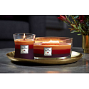 WoodWick Trilogy Holiday Cheer - Sváteční radost vonná svíčka s dřevěným knotem a víčkem sklo střední 275 g