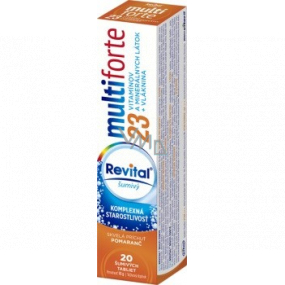 Revital Multi Forte Pomeranč doplněk stravy vitaminové tablety s minerálními látkami 20 šumivých tablet