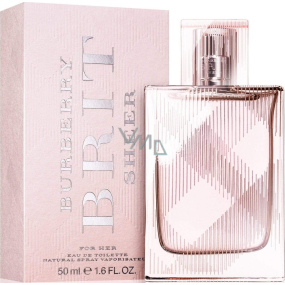 Burberry Brit Sheer toaletní voda pro ženy 50 ml