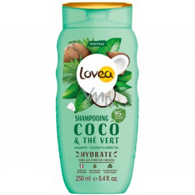 Lovea Kokos a zelený čaj šampon pro všechny typy vlasů 250 ml