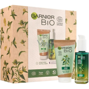 Garnier Bio Hemp Box multi-regenerační krém s lehkou gelovou texturou 50 ml + noční olej 30 ml, kosmetická sada