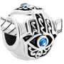 Charm Sterlingové stříbro 925 Ruka Fatimy, korálek na náramek symbol