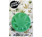 Bohemia Gifts CBD Cannabis Konopný olej šumivá koule do koupele 85 g