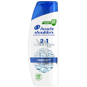 Head & Shoulders Classic Clean 2v1 šampon a balzám na vlasy proti lupům 250 ml