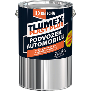 Tlumex Plast Plus antikorozní barva na auto a podvozek, černá, 4 kg Tlumex Plast Plus antikorozní barva na auto a podvozek, černá, 4 kg