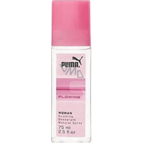 Puma Flowing Woman parfémovaný deodorant sklo pro ženy 75 ml