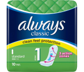 Always Classic Standard intimní vložky 10 kusů