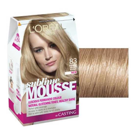 Loreal Paris Sublime Mousse barva na vlasy 83 zlatá sluneční blond