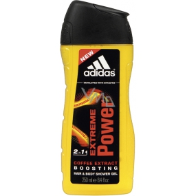 Adidas Extreme Power 2v1 sprchový gel na tělo a vlasy pro muže 250 ml
