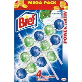 Bref Power Aktiv 4 Formula Borovice Freshness WC blok Mega pack 3 x 50 g