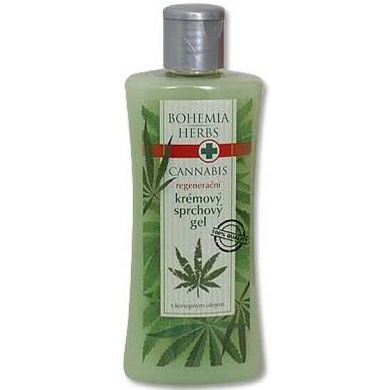Bohemia Gifts Cannabis Konopný olej regenerační sprchový gel 250 ml