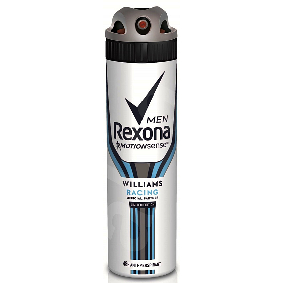 Rexona Men Motionsense Williams Racing antiperspirant deodorant sprej 150 ml