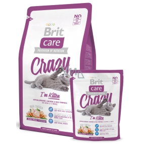 Brit Care Kuře + rýže pro koťata 1-12 měsíců 7 kg, Hypoalergenní kompletní krmivo