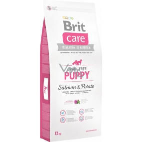 Brit Care Grain-free Junior Losos a brambory superprémiové bezobilné krmivo pro štěňata a mladé psy 12 kg