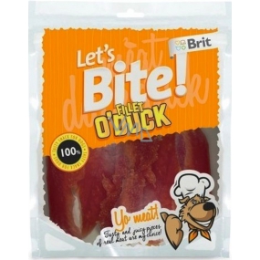 Brit Lets Bite Kachní prsa filety pamlsek pro psy 400 g