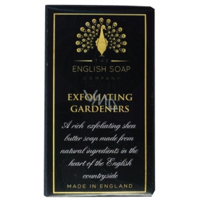 English Soap Exfolianting Zahradníci přírodní parfémované mýdlo s bambuckým máslem 200 g