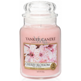Yankee Candle Cherry Blossom - Třešňový květ vonná svíčka Classic velká sklo 623 g