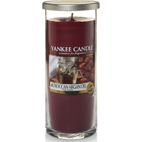 Yankee Candle Moroccan Argan Oil - Marocký arganový olej Décor vonná svíčka velký válec sklo 75 mm 566 g