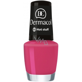 Dermacol Nail Polish Mini Summer Collection lak na nehty 03 Hot Stuff 5 ml
