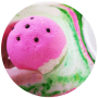 Bomb Cosmetics Ovocná krása - Fruity Beauty Watercolours Šumivý balistik do koupele vytváří paletu barev ve vodě 250 g