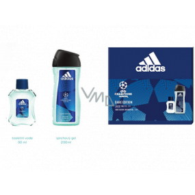 Adidas UEFA Champions League Dare Edition VI toaletní voda pro muže 50 ml + sprchový gel 250 ml, dárková sada
