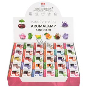 Kozák přírodní vonný vosk do aromalamp a interiérů náhodný výběr 8 kostiček 30 g