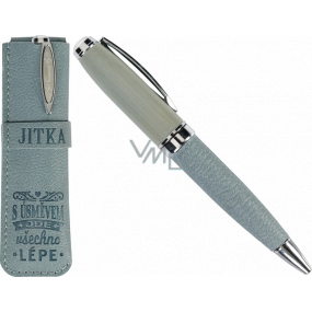 Albi Dárkové pero v pouzdře Jitka 12,5 x 3,5 x 2 cm