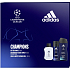 Adidas UEFA Champions League Edition VIII voda po holení 100 ml + deodorant sprej 150 ml + sprchový gel 250 ml, kosmetická sada pro muže