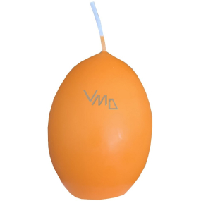 Nekupto Vajíčko svíčka velikonoční Oranžová 6 cm