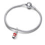 Charm Sterlingové stříbro 925 Maják zářící ve tmě, přívěsek na náramek symbol