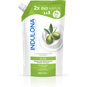 Indulona tekuté mýdlo Oliva náhradní náplň, 500 ml