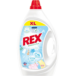 REX prací gel Sensitive & Pure 50 praní, 2,25L