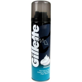 Gillette Classic Sensitive pěna na holení pro citlivou pokožku 300 ml