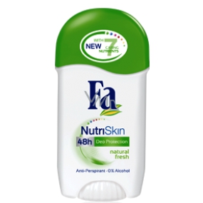 Fa NutriSkin Natural Fresh Senses antiperspirant deodorant stick pro ženy 50 ml